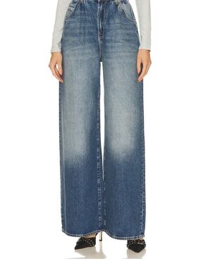 Grlfrnd Chloe super high rise pleated waist jeans